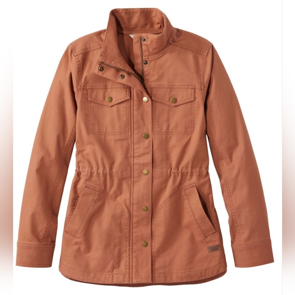 L.L. Bean Women's BeanFlex Utility Jacket Copper Brown Size Small